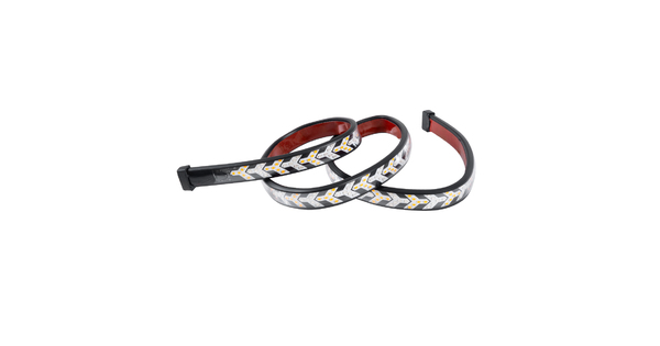 81735 Car Backlit LED Strip Εύκαμπτη Ταινία 150cm Σήμανσης DRL Αυτοκινήτου 3 Προγραμμάτα Φωτισμού LED SMD 5050 12W DC 9-30V Αδιάβροχη IP65 Πορτοκαλί - Κόκκινο - 2 Χρόνια Εγγύηση