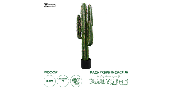 Artificial Garden PACHYCEREUS CACTUS 20127 Τεχνητό Διακοσμητικό Φυτό Κάκτος Παχυκηρίος Υ110cm