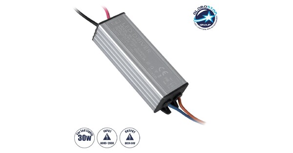 73781 Μετασχηματιστής Προβολέα LED 30W IN 230V OUT 900mA DC 0.95PF  Μ10 x Π3 x2.2 73781
