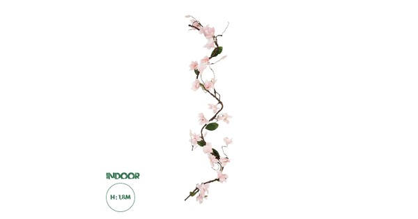 Artificial Garden MANGOLIA FLOWER VINE 21469 Τεχνητό Διακοσμητικό Κλαδί Μανόλιας  Y180cm