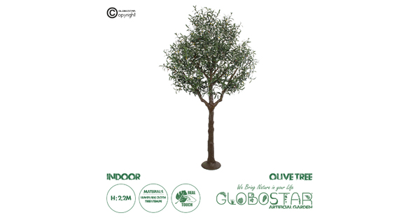 Artificial Garden OLIVE TREE 20425 Τεχνητό Διακοσμητικό Δέντρο Ελιά Υ220cm
