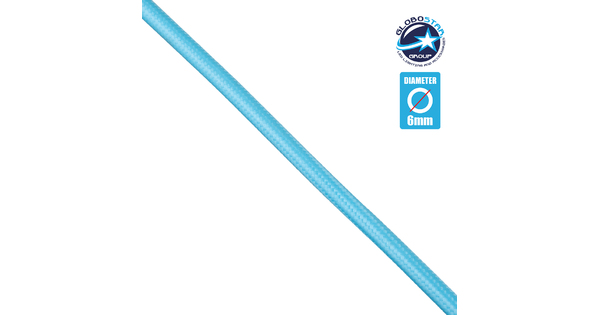 77609 Στρογγυλό Υφασμάτινο Καλώδιο 2 x 0.75mm² Γαλάζιο