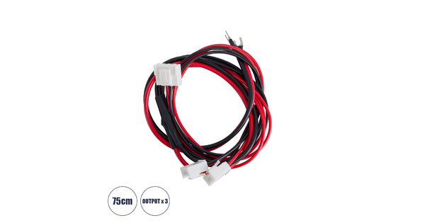 90244 Καλώδιο Τροφοδοσίας για LED Modules Input x 1 Output x3 Μήκος 75cm