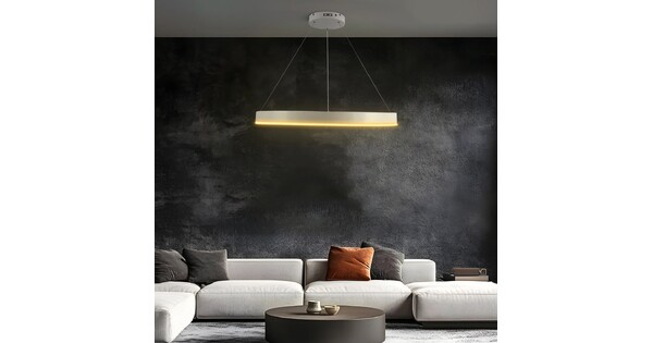 kelvo® VENOM KLV-101-0191 Κρεμαστό Φωτιστικό Οροφής LED 67W 6700lm 120° AC 220-240V IP20 Ρυθμιζόμενο Λευκό CCT με Χειριστήριο από 2700K έως 6000K Dimmable - Lumileds SMD Chip - Λευκό Ματ - Μ80 x Π80 x Υ6.5cm - 3 Χρόνια Εγγύηση