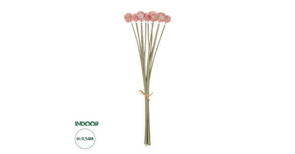Artificial Garden PINK DANDELION BOUQET 21359 Τεχνητό Διακοσμητικό Ταραξάκο Μπουκέτο Y54cm