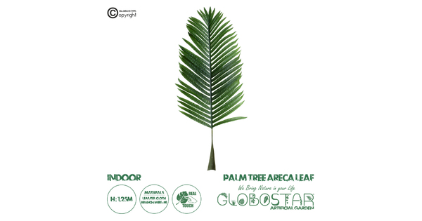 Artificial Garden ARECA PALM LEAF 20176 Τεχνητό Διακοσμητικό Φύλο Φοινικόδεντρου Αρέκα Π45 x Υ125cm