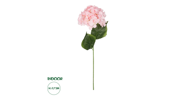 Artificial Garden PINK HYDRANGEA BRANCH 21143 Τεχνητό Διακοσμητικό Κλαδί ΡοζΟρτανσίας Y73cm