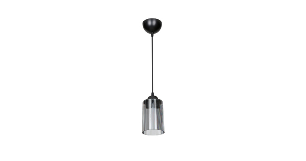 TORUS 203-0063 Μοντέρνο Κρεμαστό Φωτιστικό Καμπάνα Μονόφωτο 1 x E27 IP20 Μαύρο Πλαστικό - Μ10 x Π10 x Υ77cm