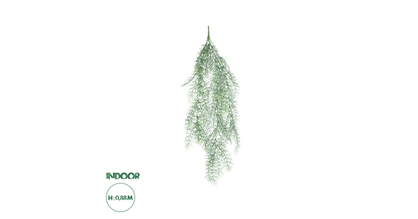 Artificial Garden HANGING FOENICULUM 20851 Τεχνητό Διακοσμητικό Κρεμαστό Φυτό Φοινίκουλο Μ30 x Π12 x Υ88cm