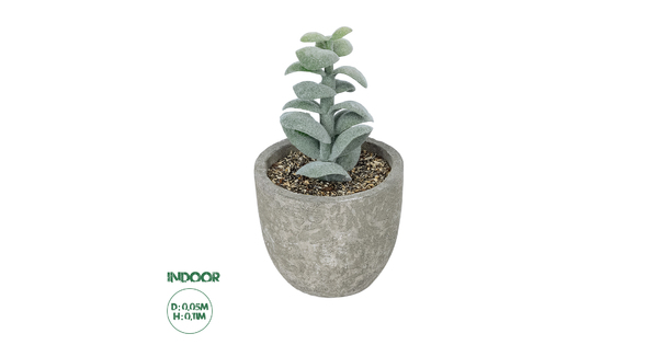 Artificial Garden SUCCULENT SEDEVERIA POTTED PLANT 21027 Διακοσμητικό Φυτό Σεδεβέρια  Φ5 x Υ11cm