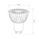 kelvo® KYRON DTW 15° KLV-103-0012 Σποτ GU10 MR16 LED 7W 770lm CRI (Ra) ≥ 90 15° AC 220-240V IP20 Θερμό Λευκό Dimmable με λειτουργία Dim-to-Warm 3000K→1800K - Bridgelux COB Chip - Γκρι Ανθρακί Ματ - Μ5 x Π5 x Υ5.7cm - 3 Χρόνια Εγγύηση - 5