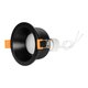 kelvo® SIGMA KLV-101-0041 Χωνευτό Φωτιστικό Downlight Σποτ Μπάνιου για Λάμπα MR16 με Ντουί GU10 AC 220-240V Αδιάβροχο IP65 - Μαύρο Ματ - Μ8.5 x Π8.5 x Υ4.4cm / Q7.5cm - 6