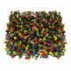 Artificial Garden FICUS GINSENG 20348 Τεχνητό Διακοσμητικό Πάνελ Φυλλωσιάς - Κάθετος Κήπος σύνθεση Πολύχρωμος Φίκος Τζίνσενγκ Μ50 x Π50 x Υ9cm - 4