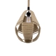 POLIA 01608 Boho Κρεμαστό Φωτιστικό Οροφής με Ντουί 1 x E27 AC 220-240V IP20 - Μπεζ - Μ30 x Π30 x Y42cm - 5