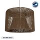 ZYLINDER 205-0023 Boho Κρεμαστό Φωτιστικό Οροφής με Ντουί 1 x E27 AC 220-240V IP20 - Καφέ - M80 x Π80 x Υ51cm ZYLINDER 205-0023 Boho Κρεμαστό Φωτιστικό Οροφής με Ντουί 1 x E27 AC 220-240V IP20 - Καφέ - M80 x Π80 x Υ51cm