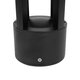 PRISM GLB-103-0018 Φωτιστικό Κολωνάκι Κήπου LED 8W 720lm 90° AC 220-240V Αδιάβροχο IP65 Θερμό Λευκό 2700K - Sanan SMD Chip - Μαύρο Ματ - Μ10.5 x Π10.5 x Υ30cm - 3 Χρόνια Εγγύηση - 9