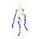 Artificial Garden VIOLET WISTERIA FLOWER BRANCH 21509 Σετ 12 Τεχνητά Διακοσμητικά κλαδιά Βιστέριας Βιολετί Φ45 x Υ120cm