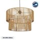 ROXXI 205-0020 Boho Κρεμαστό Φωτιστικό Οροφής με Ντουί 1 x E27 AC 220-240V IP20 - Μπεζ - M50 x Π50 x Υ36cm ROXXI 205-0020 Boho Κρεμαστό Φωτιστικό Οροφής με Ντουί 1 x E27 AC 220-240V IP20 - Μπεζ - M50 x Π50 x Υ36cm