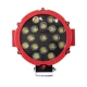 85422 Vehicle & Forklift Work Lights - Φώτα Εργασίας για Οχήματα Περονοφόρα - Κλάρκ LED 45W DC 9-80V Αδιάβροχο IP67 Μαύρο Κόκκινο Μ20 x Π18 x Υ5cm - 2