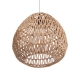  JENSON 00911 Boho Κρεμαστό Φωτιστικό Οροφής με Ντουί 1 x E27 AC 220-240V IP20 - Μπεζ - Μ35 x Π35 x Υ35cm - 6
