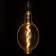 99170 Λάμπα LED Soft S Spiral Filament E27 BT180 MANGOS Γλόμπος 6W 420lm 360° AC 220-240V IP20 Φ18 x Υ39cm Ultra Θερμό Λευκό 2200K με Μελί Γυαλί - Dimmable - 3 Years Warranty - 5