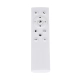  CASPER 61019 Μοντέρνο Κρεμαστό Φωτιστικό Οροφής LED 76W 8372lm 120° AC 220-240V IP20 Ρυθμιζόμενο Λευκό CCT με Χειριστήριο από 2700K έως 6000K Dimmable - Lumileds SMD Chip - Μαυρό Ματ - Μ45 x Π45 x Υ5.5cm - 3 Χρόνια Εγγύηση - 9
