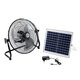 SOLARO-FAN 85352 Solar Fan Αυτόνομος Ηλιακός Επιδαπέδιος Ανεμιστήρας 25W 2 Λειτουργιών Ρεύματος με AC 220-240V ή με Φωτοβολταϊκό Panel 9V 12W & Επαναφορτιζόμενη Μπαταρία Li-ion 7.4V 4400mAh - 12 Ταχύτητες - Ενσωματωμένο USB 2.0 Charger Συσκευών - IP20 - Μ42 x Π20 x Υ35cm - Μαύρο & Ασημί - - 2