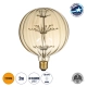  PUMPKIN 99211 Λάμπα E27 G150 LED 1.6W 140lm 360° AC 220-240V IP20 Ultra Θερμό Λευκό 2200K - Diode HP Filament Chip - Μελί - Μ15 x Π15 x Υ19cm - 3 Χρόνια Εγγύηση - 1