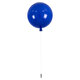 BALLOON 00654 Μοντέρνο Παιδικό Φωτιστικό Οροφής Μονόφωτο Μπλε Πλαστικό Μπάλα Φ30 x Υ33cm - 4