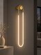 kelvo® LYRA KLV-101-0504 Φωτιστικό Τοίχου / Απλίκα LED 36W 3600lm 360° AC 220-240V IP20 Ρυθμιζόμενο Λευκό CCT με Διακόπτη στο Driver 2700K/4500K/6000K Triac Dimmable - Lumileds SMD Chip & ENEC/TÜV Driver - Σατινέ Χρυσό Βούρτσας - Μ20 x Π16 x Υ120cm - 5 Χρόνια Εγγύηση - 1