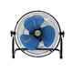 SOLARO-FAN 85351 Solar Fan Αυτόνομος Ηλιακός Επιδαπέδιος Ανεμιστήρας 25W 2 Λειτουργιών Ρεύματος με AC 220-240V ή με Φωτοβολταϊκό Panel 9V 12W & Επαναφορτιζόμενη Μπαταρία Li-ion 7.4V 4400mAh - 12 Ταχύτητες - Ενσωματωμένο USB 2.0 Charger Συσκευών - IP20 - Μ42 x Π20 x Υ35cm - Μαύρο & Μπλε -  - 4