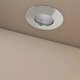 kelvo® KAPA KLV-101-0040 Χωνευτό Φωτιστικό Downlight Σποτ Μπάνιου για Λάμπα MR16 με Ντουί GU10 AC 220-240V Αδιάβροχο IP65 - Νίκελ Χρώμιο - Μ8.5 x Π8.5 x Υ4.2cm / Q7.5cm
