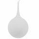 Μοντέρνο Κρεμαστό Φωτιστικό Οροφής Μονόφωτο Λευκό Γυάλινο Φ25  SPHERE 01143 - 1