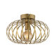 STAR 202-0050 MODERN CEILING GRID LIGHT 1 X E27 IP20 GOLD METAL - L40 X W40 X H27CM