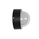 kelvo® NEXA KLV-101-0250 Φωτιστικό Τοίχου / Απλίκα LED 6W 360lm 180° AC 220-240V Αδιάβροχο IP65 Πολύχρωμο RGB+WW Dimmable SPI/TTL Protocol IC UCS512 - Sanan SMD Chip & TÜV SÜD Driver - Μαύρο Ματ - Μ11 x Π8.5 x Υ11cm - 5 Χρόνια Εγγύηση - 4