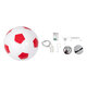 FOOTBALL 00646 Μοντέρνο Κρεμαστό Παιδικό Φωτιστικό Οροφής Μονόφωτο Κόκκινο Λευκό Γυάλινο Φ25 x Υ25cm - 8