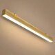 kelvo® ORION KLV-101-0364-V3 Γραμμικό Φωτιστικό Τοίχου / Απλίκα LED 72W 7200lm 120° AC 220-240V IP20 Ρυθμιζόμενο Λευκό CCT με Χειριστήριο από 2700K έως 6000K Dimmable - Lumileds SMD Chip - Χρυσό Πλατίνα - Μ120 x Π5 x Υ7cm - 3 Χρόνια Εγγύηση - 6