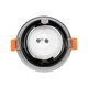 kelvo® KAPA KLV-101-0040 Χωνευτό Φωτιστικό Downlight Σποτ Μπάνιου για Λάμπα MR16 με Ντουί GU10 AC 220-240V Αδιάβροχο IP65 - Νίκελ Χρώμιο - Μ8.5 x Π8.5 x Υ4.2cm / Q7.5cm - 5
