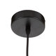NEVIS 00681 Μοντέρνο Κρεμαστό Φωτιστικό Οροφής Μονόφωτο Μαύρο Μεταλλικό Καμπάνα Πλέγμα Φ49 x Υ34.5cm - 8