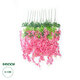 Artificial Garden HOT PINK WISTERIA FLOWER BRANCH 21512 Σετ 12 Τεχνητά Διακοσμητικά κλαδιά Βιστέριας Έντονο Ροζ Φ45 x Υ120cm - 1