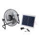 SOLARO-FAN 85352 Solar Fan Αυτόνομος Ηλιακός Επιδαπέδιος Ανεμιστήρας 25W 2 Λειτουργιών Ρεύματος με AC 220-240V ή με Φωτοβολταϊκό Panel 9V 12W & Επαναφορτιζόμενη Μπαταρία Li-ion 7.4V 4400mAh - 12 Ταχύτητες - Ενσωματωμένο USB 2.0 Charger Συσκευών - IP20 - Μ42 x Π20 x Υ35cm - Μαύρο & Ασημί - 2 Years Wa - 2