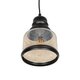 OLIVER 999-0187 Vintage Κρεμαστό Φωτιστικό Οροφής με Ντουί 1 x E27 AC 220-240V IP20 - Μελί & Μαύρο - Μ15 x Π15 x Υ21.5cm - 5
