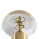 kelvo® URANUS KLV-101-0372 Επιτραπέζιο Φωτιστικό Πορτατίφ για 2 Λάμπες με Ντουί E27 AC 220-240V IP20 - Χρυσό Πλατίνα - Μ35 x Π35 x Υ54cm - 8