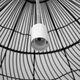 MALIBU 00966 Vintage Κρεμαστό Φωτιστικό Οροφής Μονόφωτο Μαύρο Ξύλινο Bamboo Φ97 x Y86cm - 7
