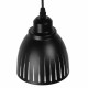Μοντέρνο Κρεμαστό Φωτιστικό Οροφής Μονόφωτο Μεταλλικό Μαύρο Λευκό Καμπάνα Φ13  CHERITH 01478 - 4