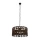 VERA 999-0069 Boho Κρεμαστό Φωτιστικό Οροφής με Ντουί 1 x E27 AC 220-240V IP20 - Καφέ - Μ50 x Π50 x Υ25cm - 3