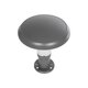 WHISPER 90553 Φωτιστικό Κολωνάκι Κήπου με Ντουί 1 x E27 AC 220-240V Αδιάβροχο IP65 - Γκρι Ανθρακί - Μ27 x Π27 x Υ29cm - 5