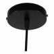 Vintage Κρεμαστό Φωτιστικό Οροφής Μονόφωτο Μαύρο Μεταλλικό Πλέγμα Φ26  CARNEL 01106 - 8
