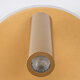 JERSEY 61104 Μοντέρνο Φωτιστικό Τοίχου - Απλίκα Ξενοδοχείου Bed Side LED 10W 1380lm 36° & 360° AC 220-240V - Reading Light & 360° Κρυφός Φωτισμός - Φορτιστής USB 3A - Φ14.5 x Π4cm - Φυσικό Λευκό 4500K - Χρυσό Βούρτσας - 7