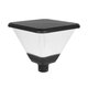 TOPIS GLB-103-0021 Φωτιστικό Κεφαλής Post Top Πλατείας/Πάρκου/Κήπου LED 50W 4500lm 360° AC 220-240V Αδιάβροχο IP65 Θερμό Λευκό 2700K - Sanan SMD Chip - Μαύρο Ματ - Μ45 x Π45 x Υ40cm - 3 Χρόνια Εγγύηση - 3